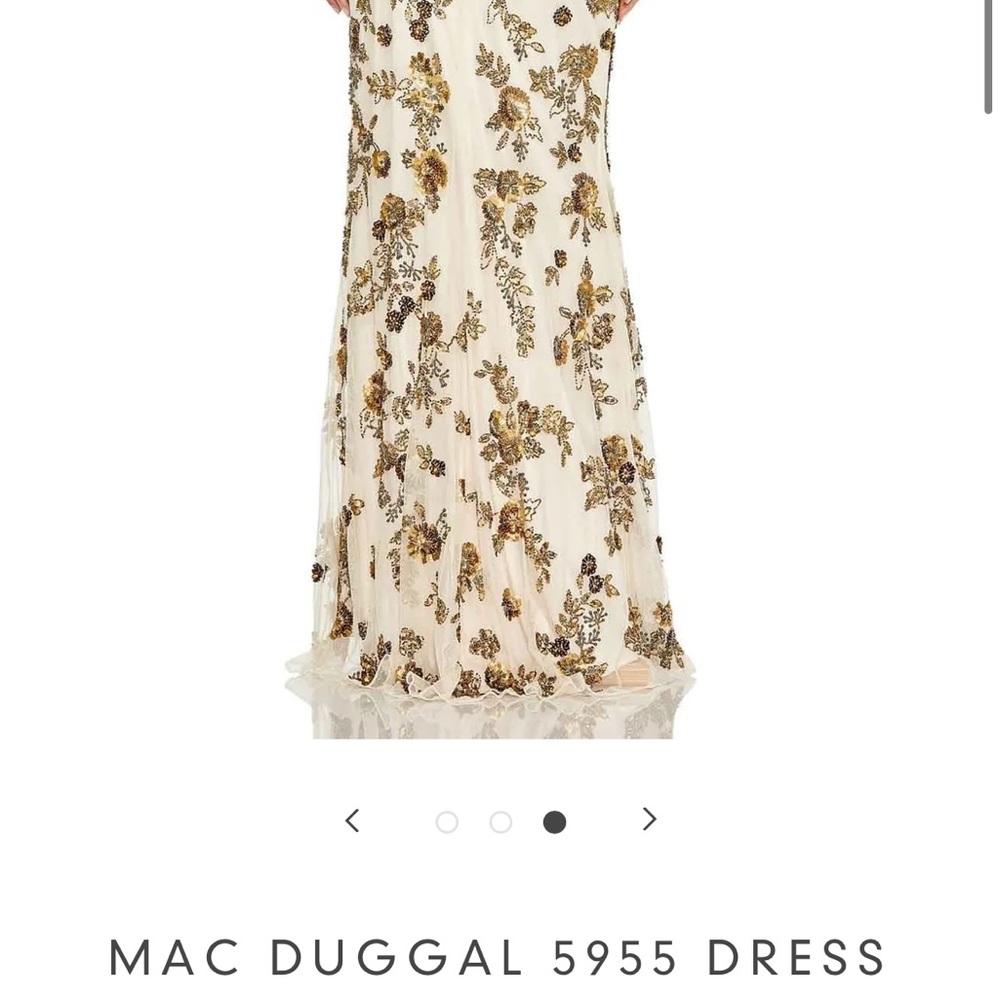 Mac Duggal Fall 2023 gown #5955 Geat condition!  Size 8 - Picture 4 of 15
